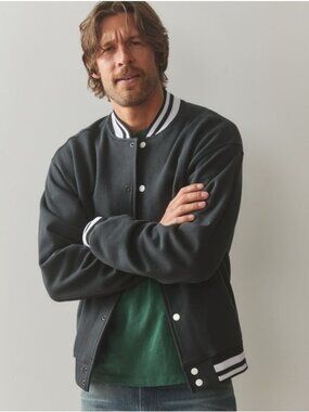 American Giant Unisex Lettermen Collegiate Bomber Jacket New XXL USA
